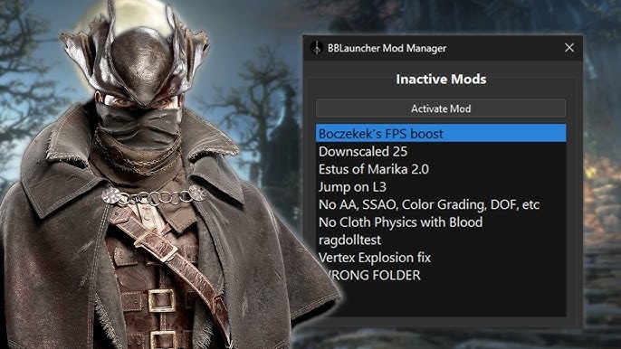 ماد جدید برای bloodborne